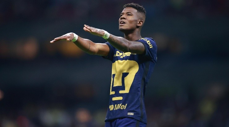 (Photo by Hector Vivas/Getty Images) - Corozo está cedido ao Pumas, mas interessa ao Flamengo e Palmeiras.