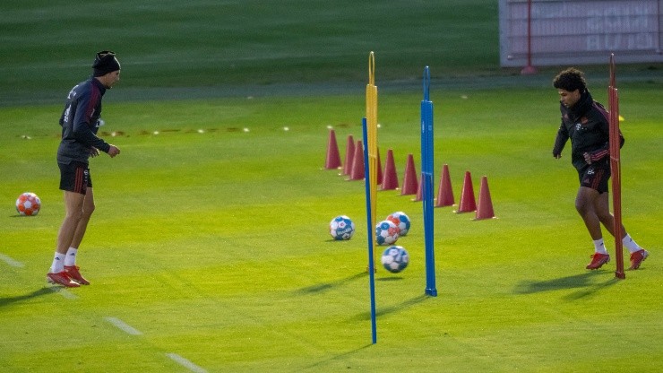 Peter Kneffel/picture alliance via Getty Images - Treino no Bayern München
