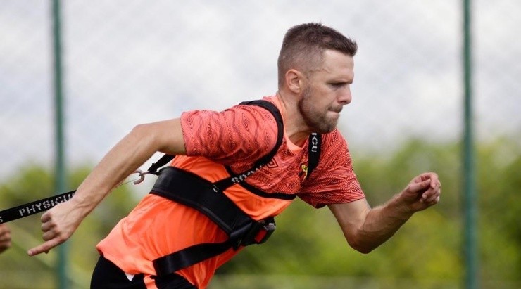 Ezequiel já treinava no Sport antes de ser anunciado. Foto: Anderson Stevens Sport Recife
