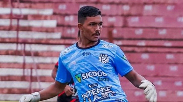 Foto: Reprodução/SporTV - O jovem defendeu o Andirá-AC na Copinha