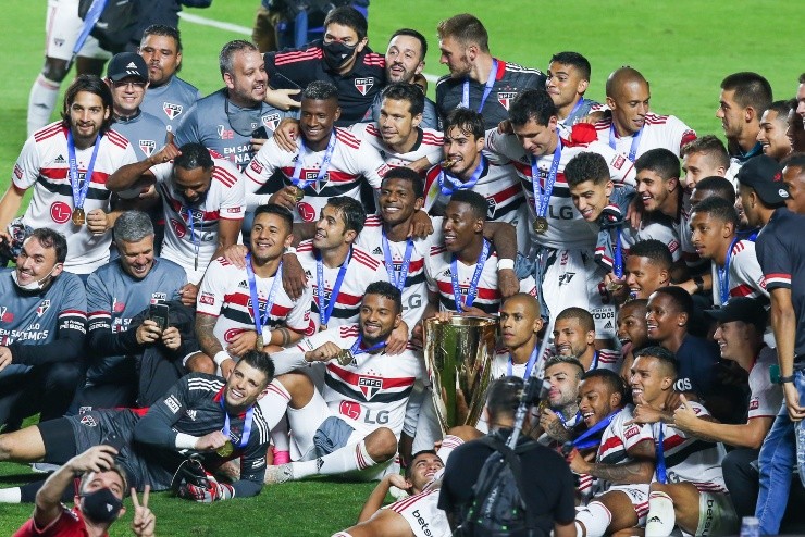 Alexandre Schneider/Getty Images - São Paulo defende o título estadual