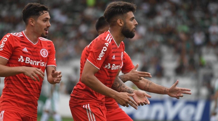 Foto: Ricardo Duarte/Inter/Divulgação - Maurício e Yuri Alberto: decisivos na 1ª rodada do Gauchão