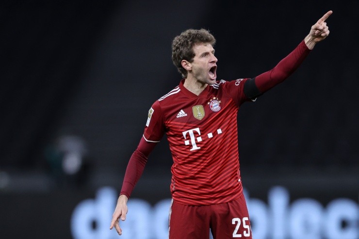 Maja Hitij/Getty Images - Müller defendendo o Bayern
