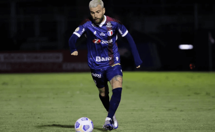 Guilherme Drovas/Agif - Lucas Lima veio emprestado pelo Palmeiras ao Fortaleza em agosto de 2021