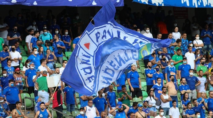  Foto: Fernando Moreno/AGIF - Cruzeiro conta com o apoio da torcida.