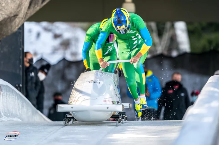 oto: Girts Kehris/IBSF - Brasil bobsled Olimpíadas de Inverno