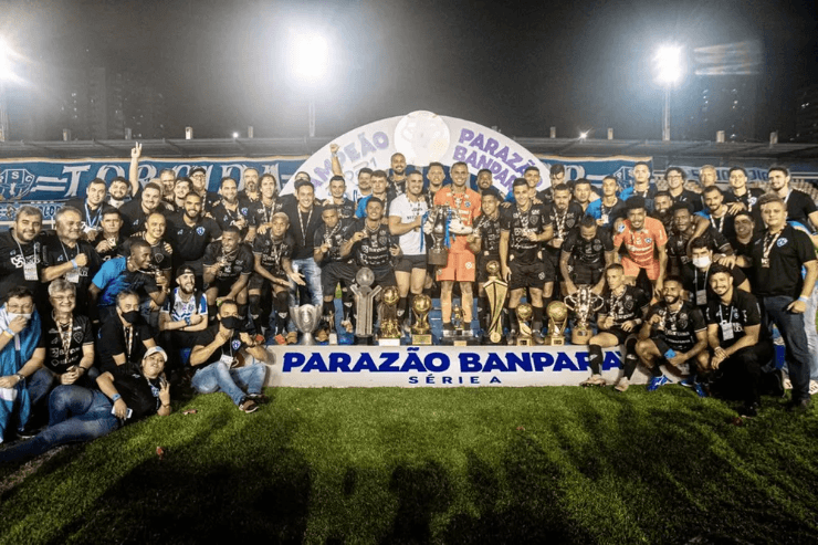 Paysandu comemorou o 40º título estadual (Foto: John Wesley/Paysandu)