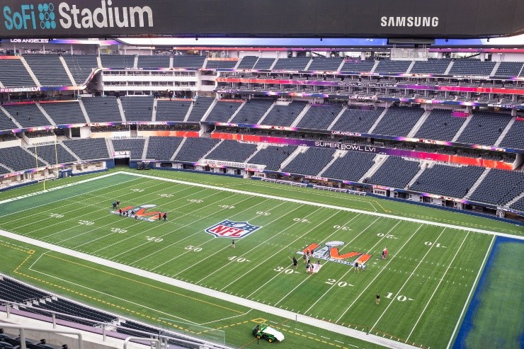 Maximilian Haupt/picture alliance via Getty Images - Palco do Super Bowl LVI