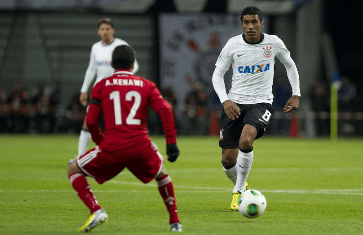 Romarinho em ação no duelo entre Corinthians x Ah Ahly no Mundial de Clubes (Foto: Daniel Augusto Jr./Agência Corinthians) Romarinho em ação no duelo entre Corinthians x Ah Ahly no Mundial de Clubes (Foto: Daniel Augusto Jr./Agência Corinthians)