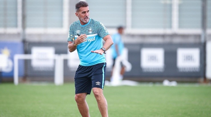 Foto: Lucas Uebel/Grêmio/Divulgação - Mancini: fará testes no jogo contra o Aimoré