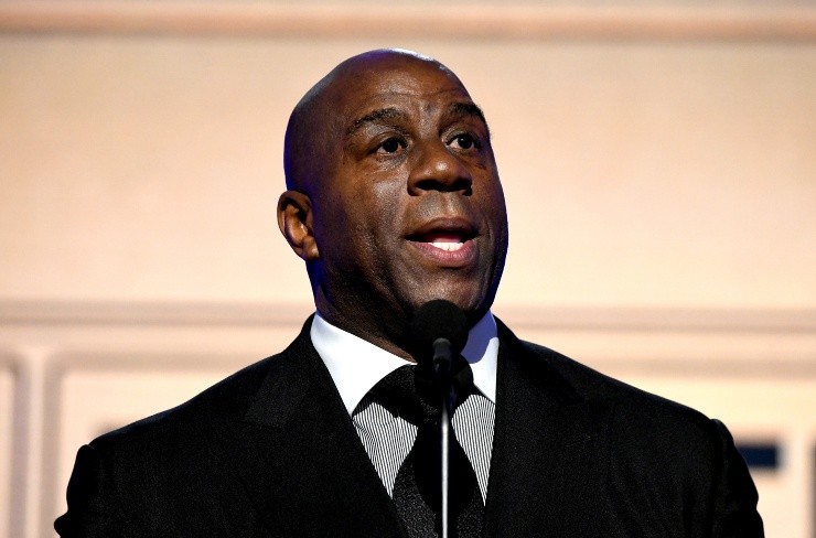 Michael Kovac/Getty Images for Turner Sports - Magic Johnson em evento da TNT Sports Michael Kovac/Getty Images for Turner Sports - Magic Johnson em evento da TNT Sports