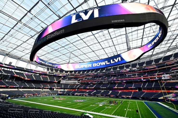 Brittany Murray/MediaNews Group/Long Beach Press-Telegram via Getty Images - SoFi Stadium, palco do Super Bowl LVI