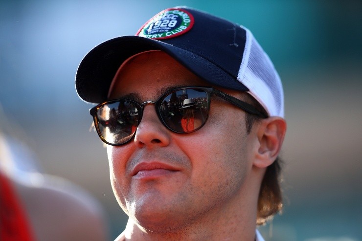Julian Finney/Getty Images - Felipe Massa durante partida de tênis em Monte Carlo