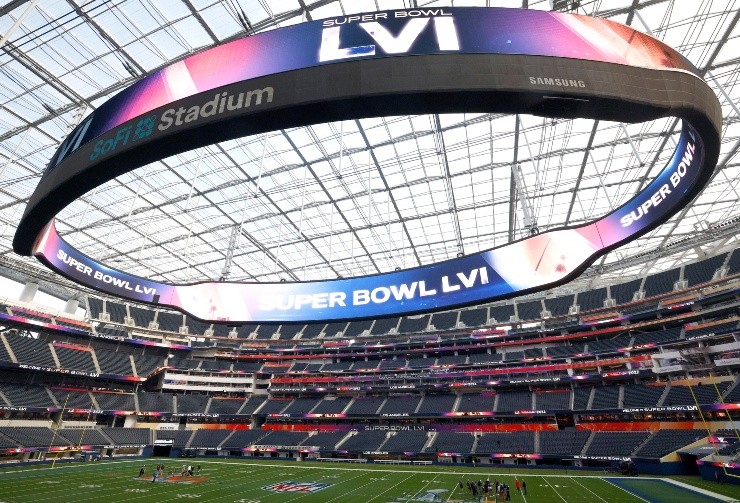 Ronald Martinez/Getty Images - SoFi Stadium em Los Angeles, casa do Super Bowl