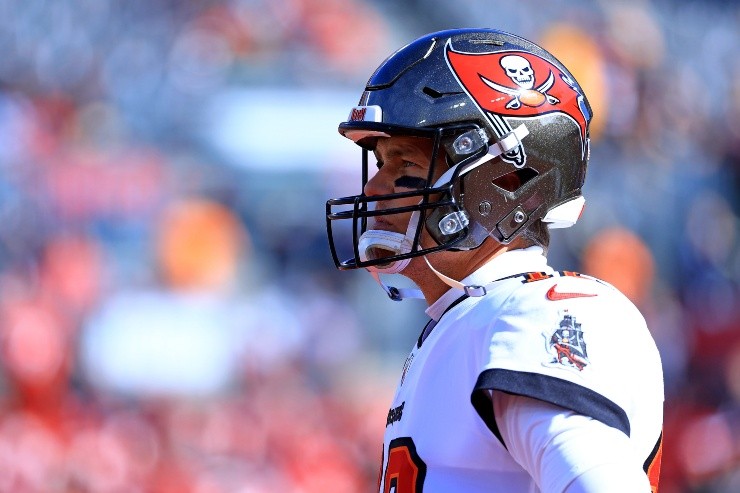 Mike Ehrmann/Getty Images - Tom Brady em campo pelo Tampa bay Buccaneers