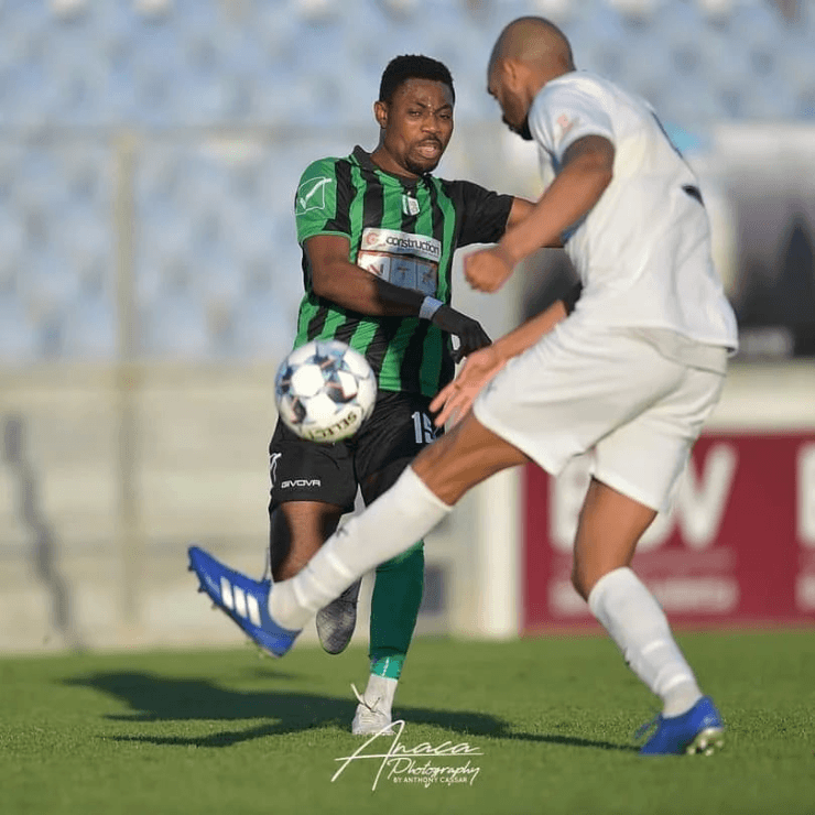 Lucão em ação na Liga de Gozo (Foto: Anthony Cassar/Federação de Gozo)