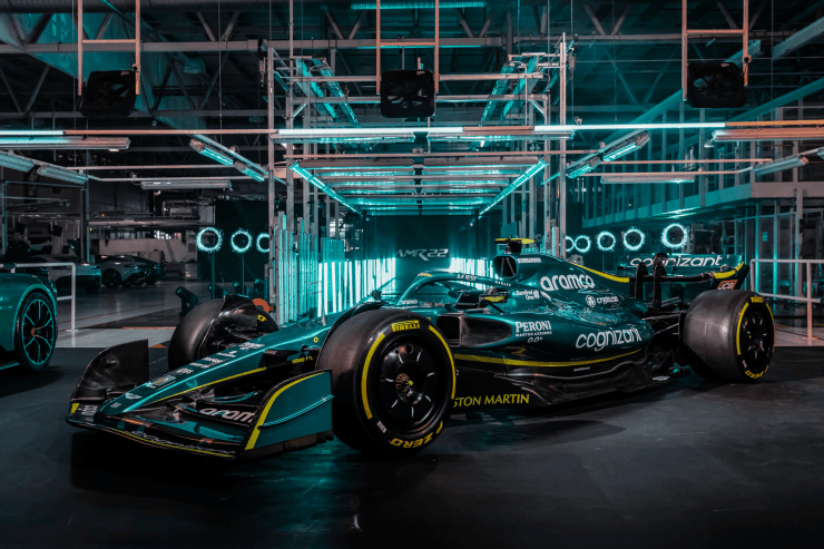 Foto oficial Aston Martin - Carro que será usado nesta temporada da F1