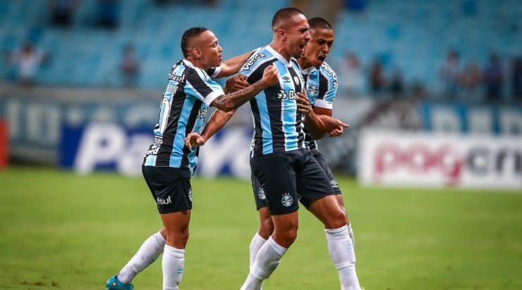 Foto: Lucas Uebel/Grêmio/Divulgação - Com gol de Nicolas, Grêmio ficou no 1x1 com o Juventude