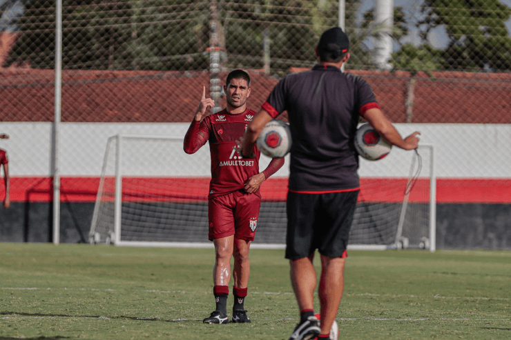 Treino do Atlético-GO (Foto: Bruno Corsino-ACG)