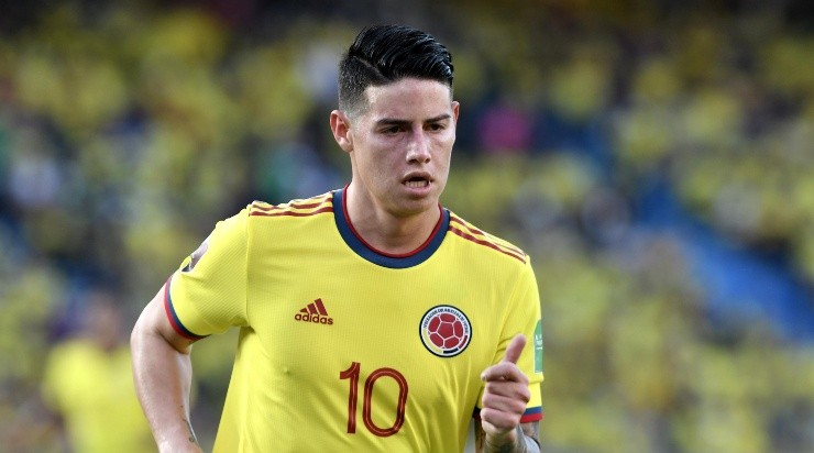  FOTO: Getty Images - Gabriel Aponte / Correspondente - Jamez em atuação pela Colômbia