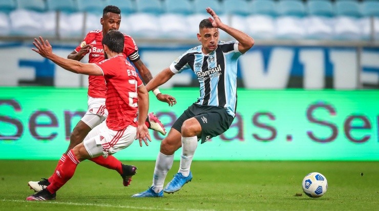 Foto: Lucas Uebel/Grêmio/Divulgação - O clássico de sábado é válido pelo 1º turno do Gauchão Foto: Lucas Uebel/Grêmio/Divulgação - O clássico de sábado é válido pelo 1º turno do Gauchão