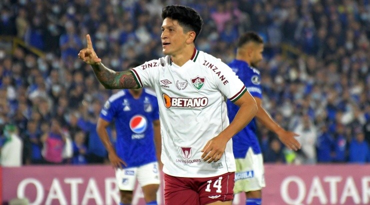 Foto: Mailson Santana/Fluminense FC/Divulgação - Cano: marcou o gol da vitória do Tricolor na altitude Foto: Mailson Santana/Fluminense FC/Divulgação - Cano: marcou o gol da vitória do Tricolor na altitude