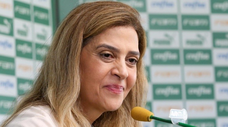 Leila Pereira quer que Abel Ferreira renove com o Palmeiras. Foto: César Greco/ Palmeiras