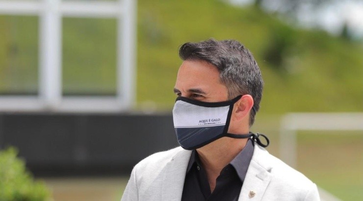 Rodrigo Caetano abre as portas para o retorno de Rodrigo Caetano. Foto: Pedro Souza/ Atlético Mineiro