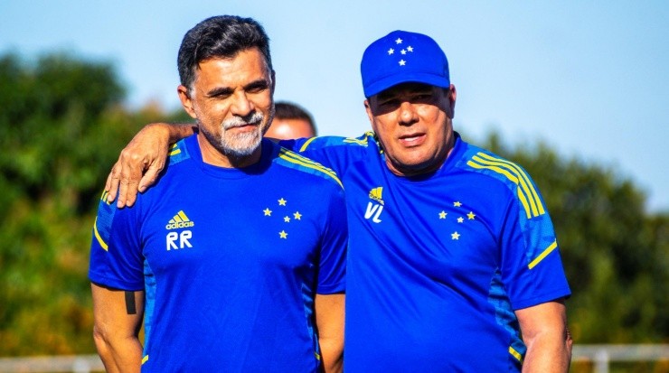 Foto: Rodolfo Rodrigues/Cruzeiro/Divulgação - Rocha trabalhou no Cruzeiro ao lado de Luxemburgo Foto: Rodolfo Rodrigues/Cruzeiro/Divulgação - Rocha trabalhou no Cruzeiro ao lado de Luxemburgo