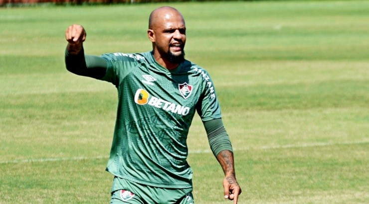 FOTO: MAILSON SANTANA/FLUMINENSE FC/DIVULGAÇÃO - Felipe Melo: sentiu problema contra o Olimpia, na Libertadores