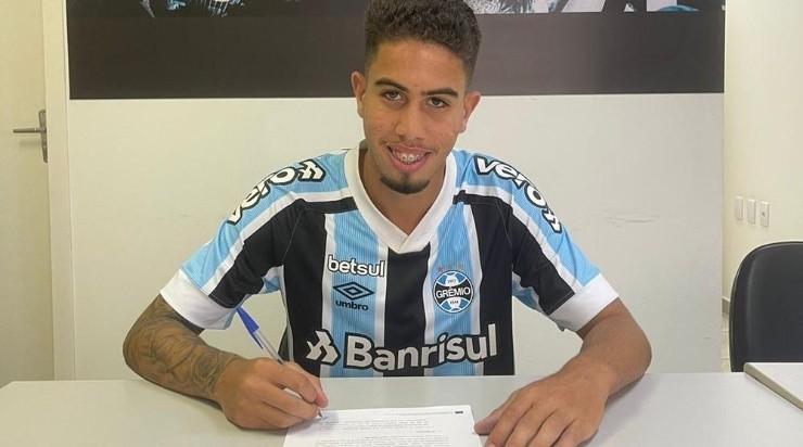 Foto: Reprodução - Erick: aposta do Grêmio para o futuro Foto: Reprodução - Erick: aposta do Grêmio para o futuro