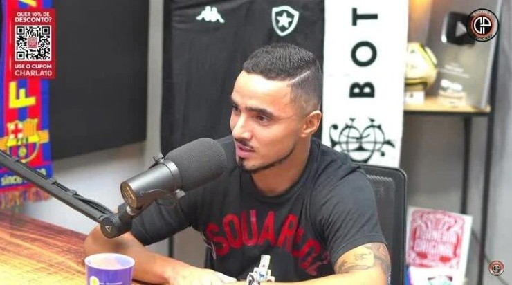 Reprodução/Charla Podcast - Rafael durante entrevista