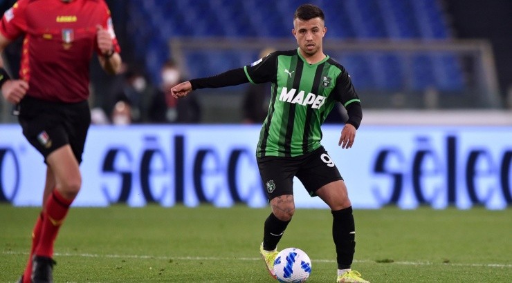 (Photo by Giuseppe Bellini/Getty Images) - Meio-campista já fez 20 jogos pelo Sassuolo.