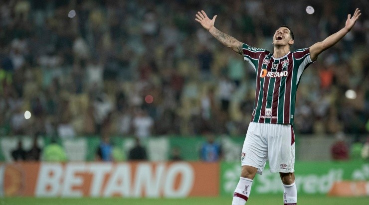 Jorge Rodrigues/AGIF - Nino comemorando conquista do Carioca 2022