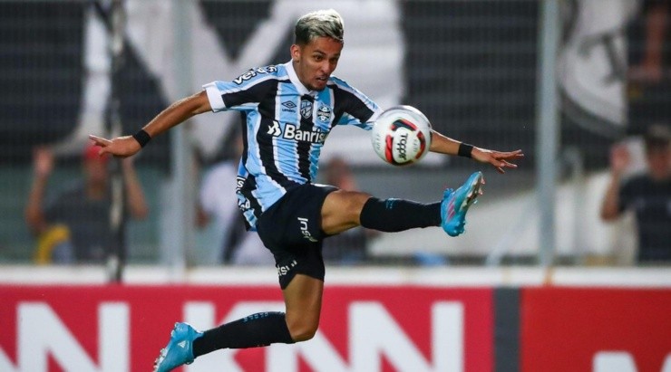 Foto: Lucas Uebel/Grêmio/Divulgação - Gabriel Teixeira: emprestado pelo Fluminense até dezembro