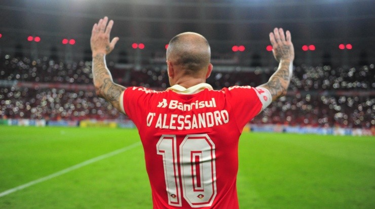 Foto: Divulgação/Inter - D'Alessandro: se despediu dos gramados contra o Fortaleza