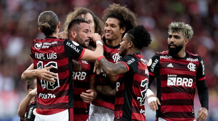 Foto: Jorge Rodrigues/AGIF - Flamengo jogou bem diante do São Paulo.
