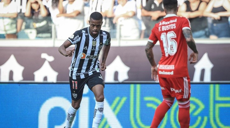 Foto: Pedro Souza / Atlético / Divulgação - A última atuação do atacante foi contra o Inter, no Brasileirão Foto: Pedro Souza / Atlético / Divulgação - A última atuação do atacante foi contra o Inter, no Brasileirão