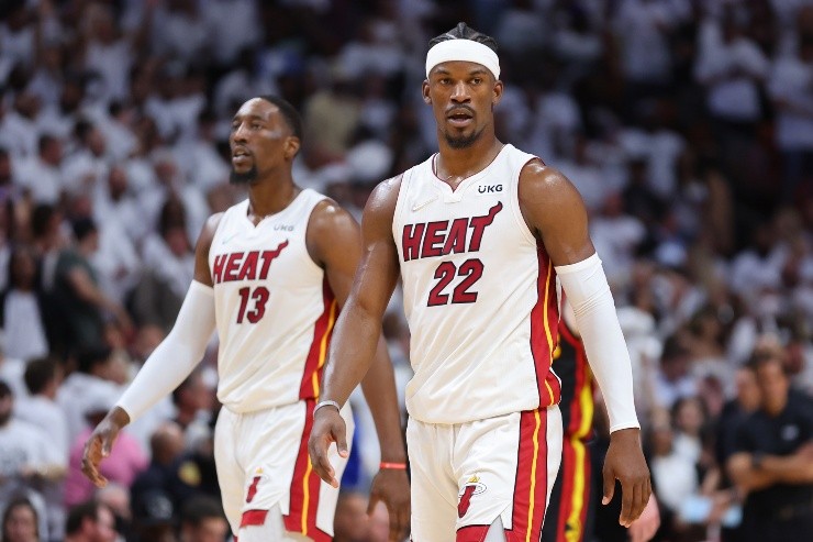 Michael Reaves/Getty Images - Jogadores do Miami Heat