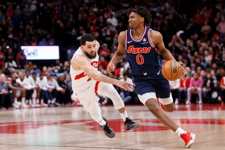 76 está muito perto de avançar nos Playoffs. Cole Burston/Getty Images 76 está muito perto de avançar nos Playoffs. Cole Burston/Getty Images