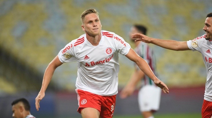 Foto: Divulgação/Internacional - Alemão: decisivo no Brasileirão, atacante pode ganhar chance como titular