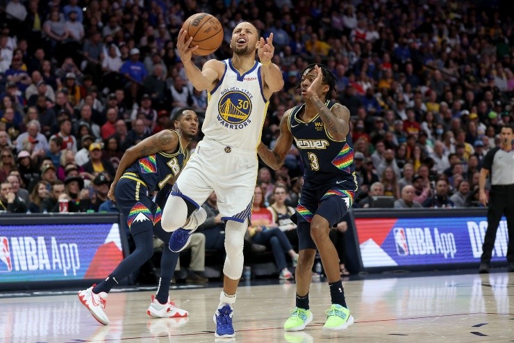 Matthew Stockman/Getty Images - Curry em jogo contra o Denver 