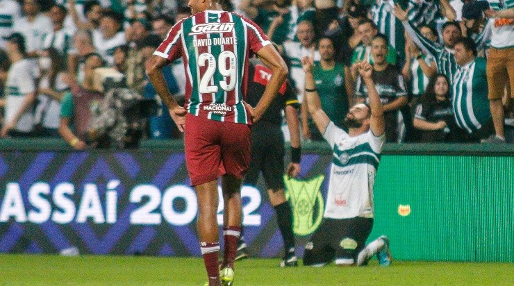 Foto: Gabriel Machado/AGIF - O centroavante marcou duas vezes na vitória do Coritiba diante do Fluminense