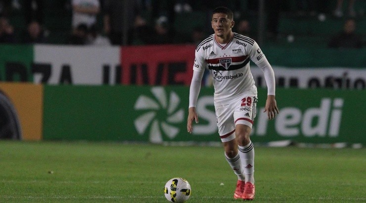 Foto: Rubens Chiri / saopaulofc.net / Divulgação - Pablo Maia: deve voltar ao time titular com lesão de Colorado