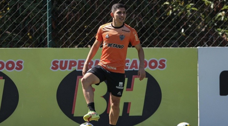 Foto: Pedro Souza / Atlético / Divulgação - Savarino: negociado com o futebol da MLS