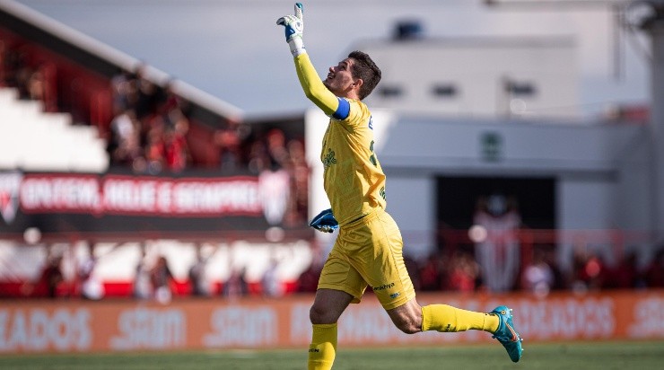 Isabela Azine/AGIF - Tadeu, Goleiro do Goiás. 