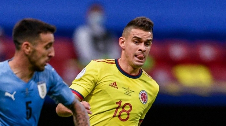 Foto: Mateus Bonomi/AGIF - Borré atua pela seleção da Colômbia. 