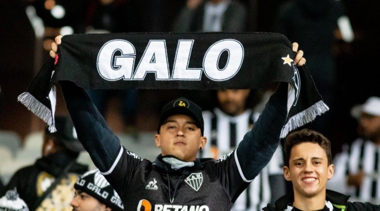  Fernando Moreno/AGIF - Torcedor no jogo que deu o recorde ao Galo. 