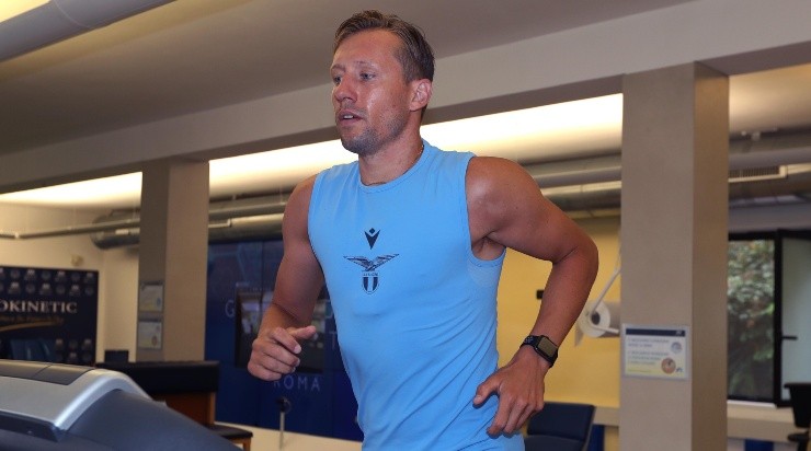 Foto: Paolo Bruno/Getty Images/Itália - Lucas Leiva: entrou no radar do Botafogo