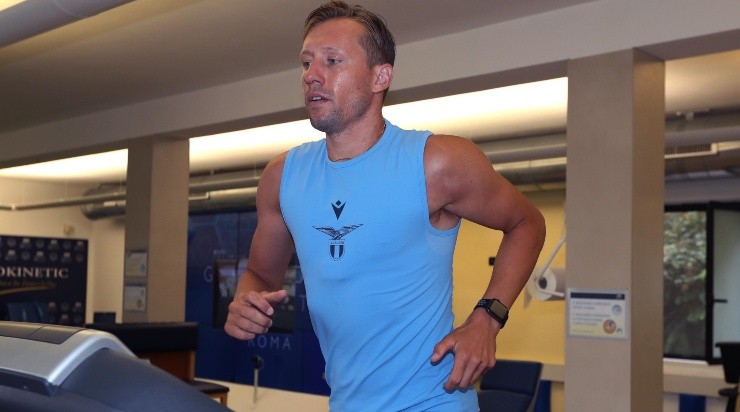 Foto: Paolo Bruno/Getty Images/Itália - Lucas Leiva: de saída da Lazio, volante entrou na mira do Galo